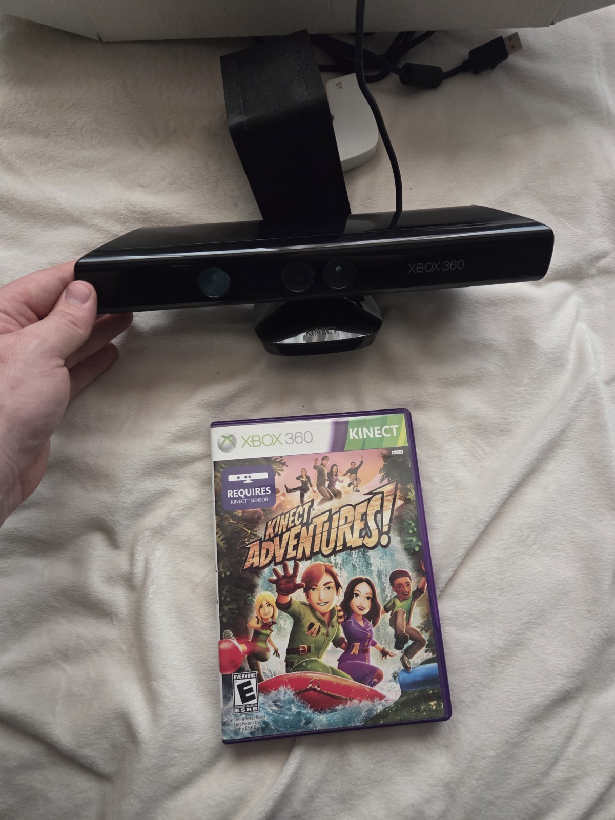 Microsoft Xbox 360 S 250GB Black Console with Kinect ALL TESTED