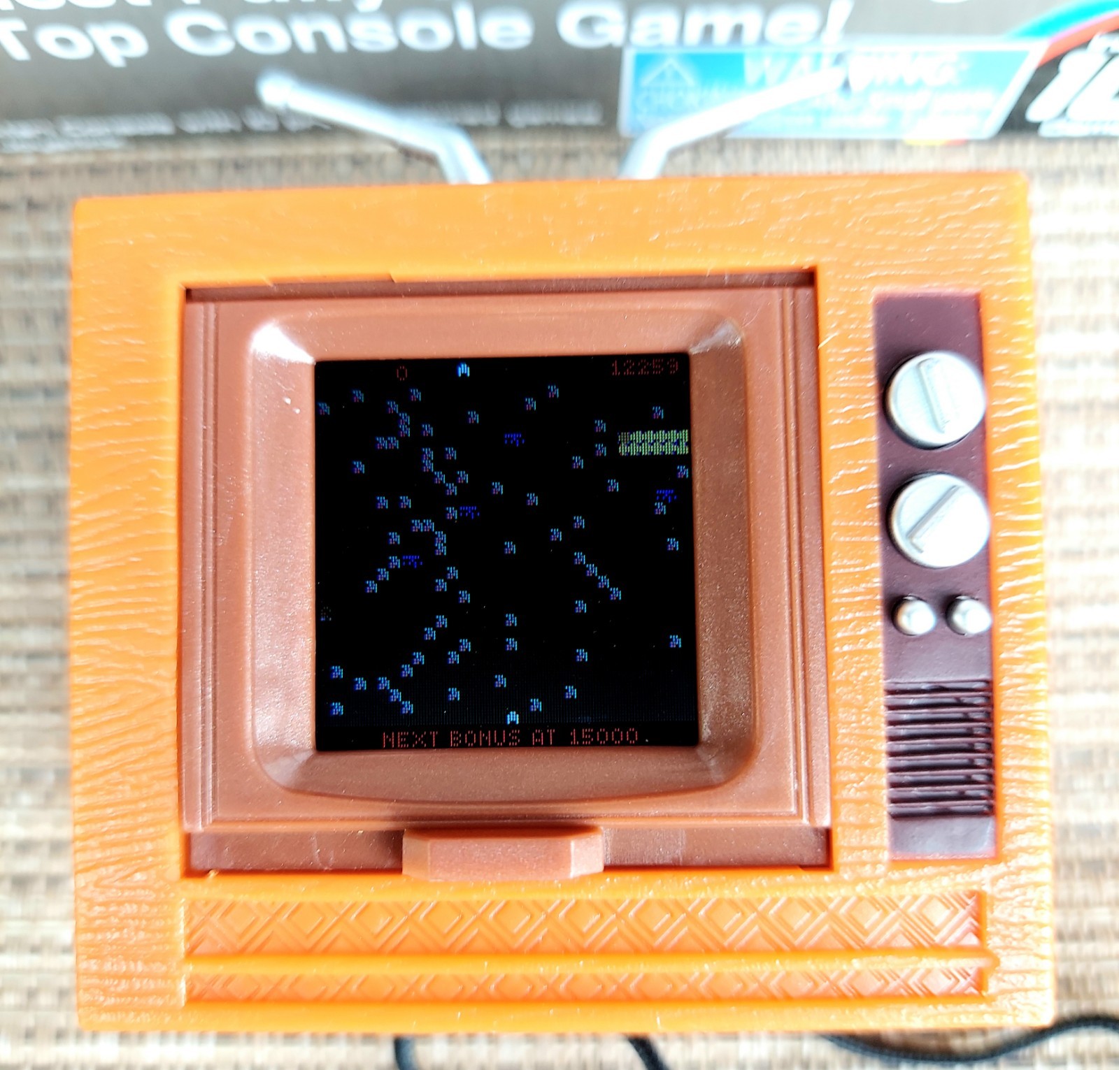ATARI 2600 World’s Smallest TINY ARCADE Console 10 Games 80’s Retro TV NICE