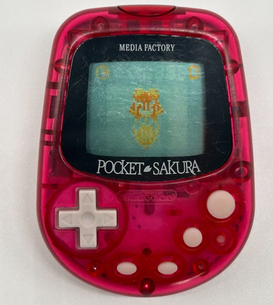 Pocket Sakura Sega Tamagotchi handheld system virtual pet pedometer japan ver