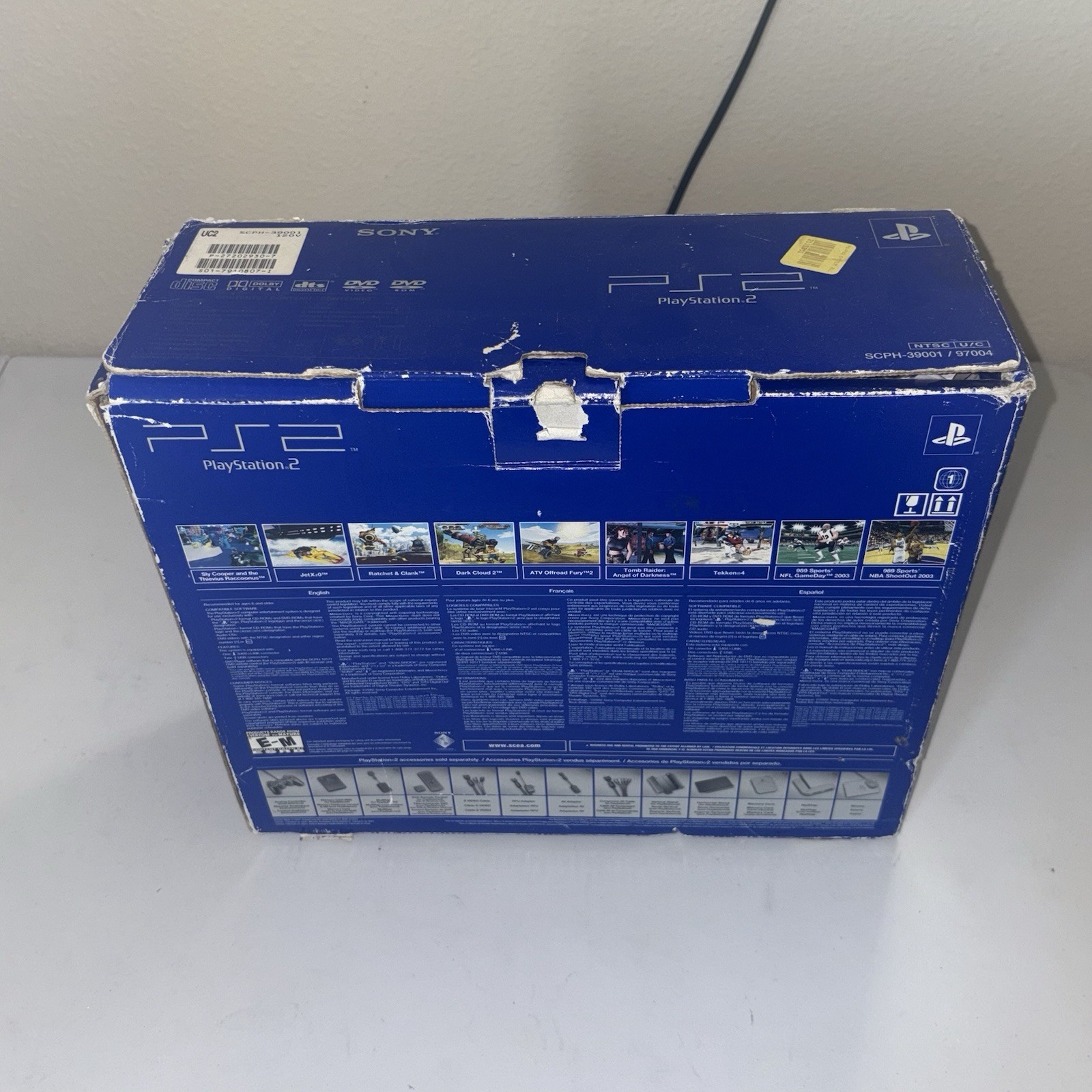 Sony Playstation 2 (PS2) SCPH-30001 Original Fat Console in Box Tested Working