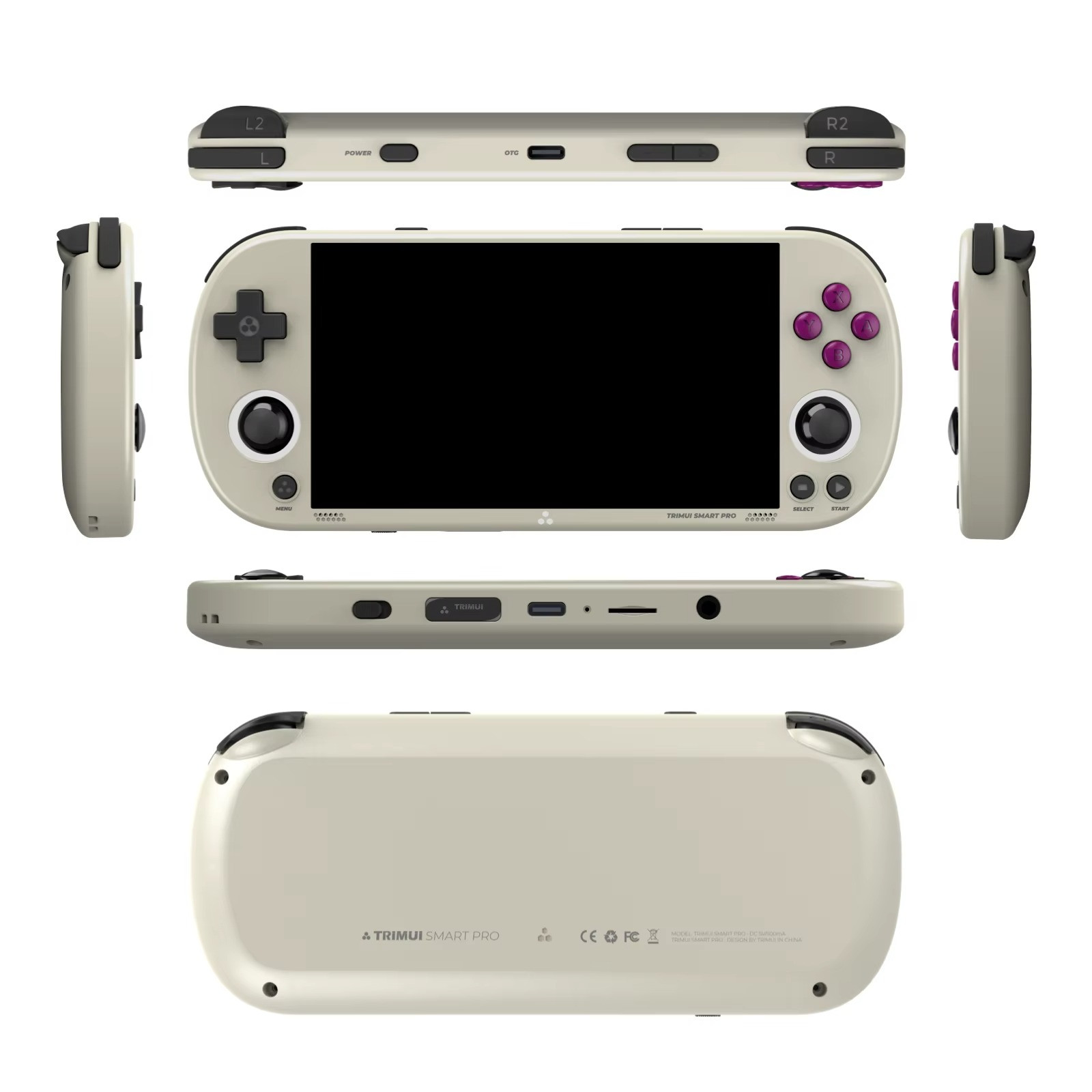 Trimui Smart Pro Handheld Game Console – 4.96” IPS Screen, 26+ Emulators, 5000mA