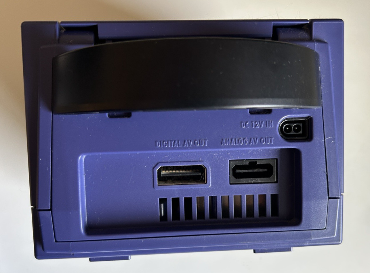 Nintendo Gamecube Console Indigo DOL-001 Blank Registration Card ORIGINAL OWNER