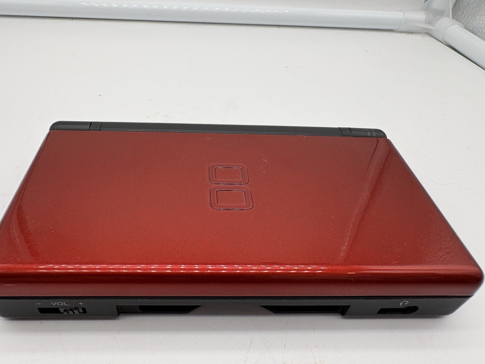 Nintendo DS Lite Crimson Handheld System – Red/Black, LEGO SW, And Carrying Case
