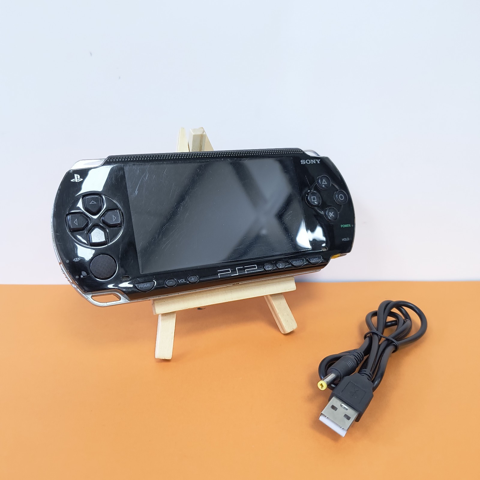 Sony PlayStation PSP 1004 Black Console + POWER CORD