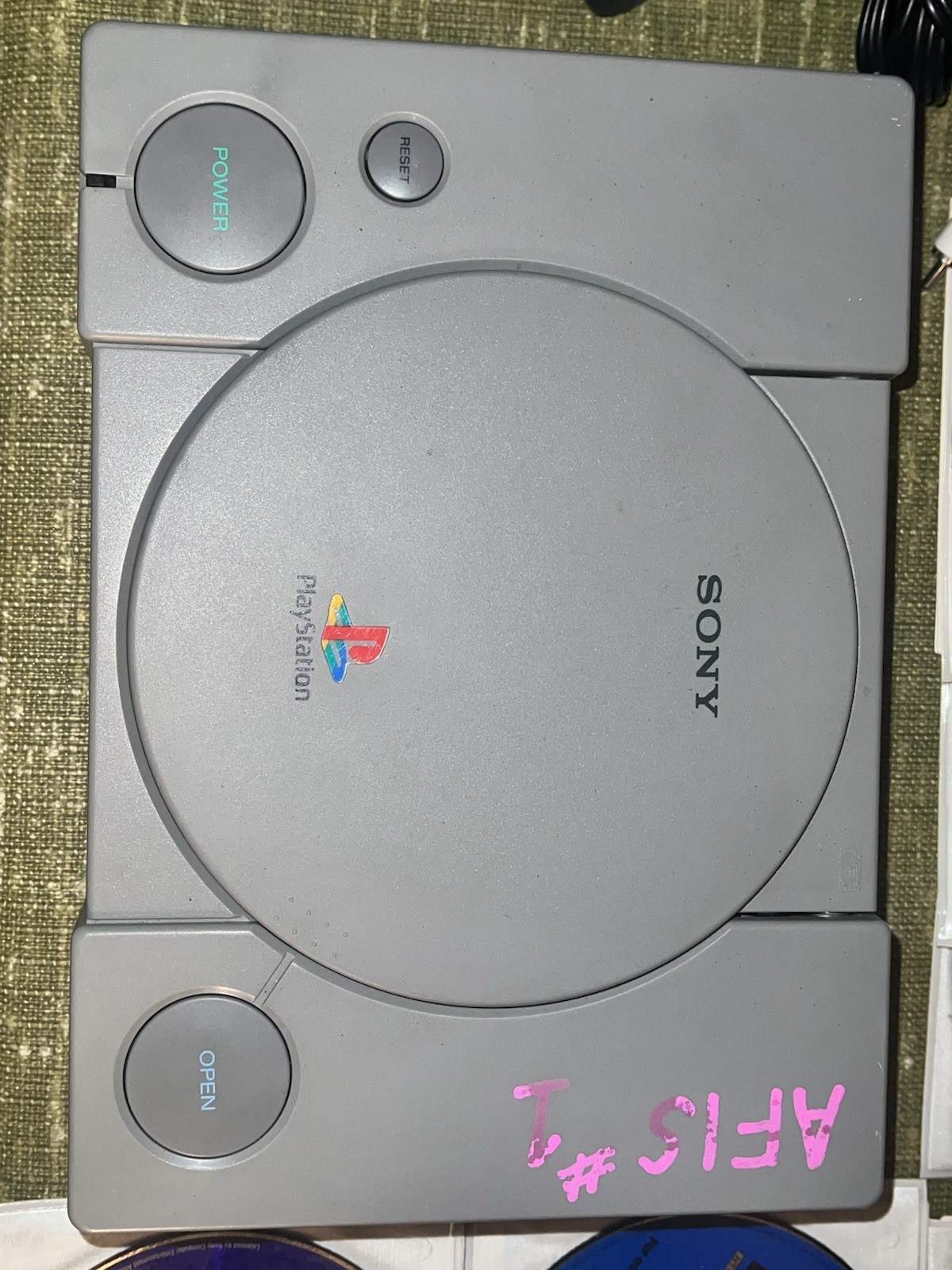 Sony PS1 Original Console System Bundle – 1 controller 11 Games Read Descriptio