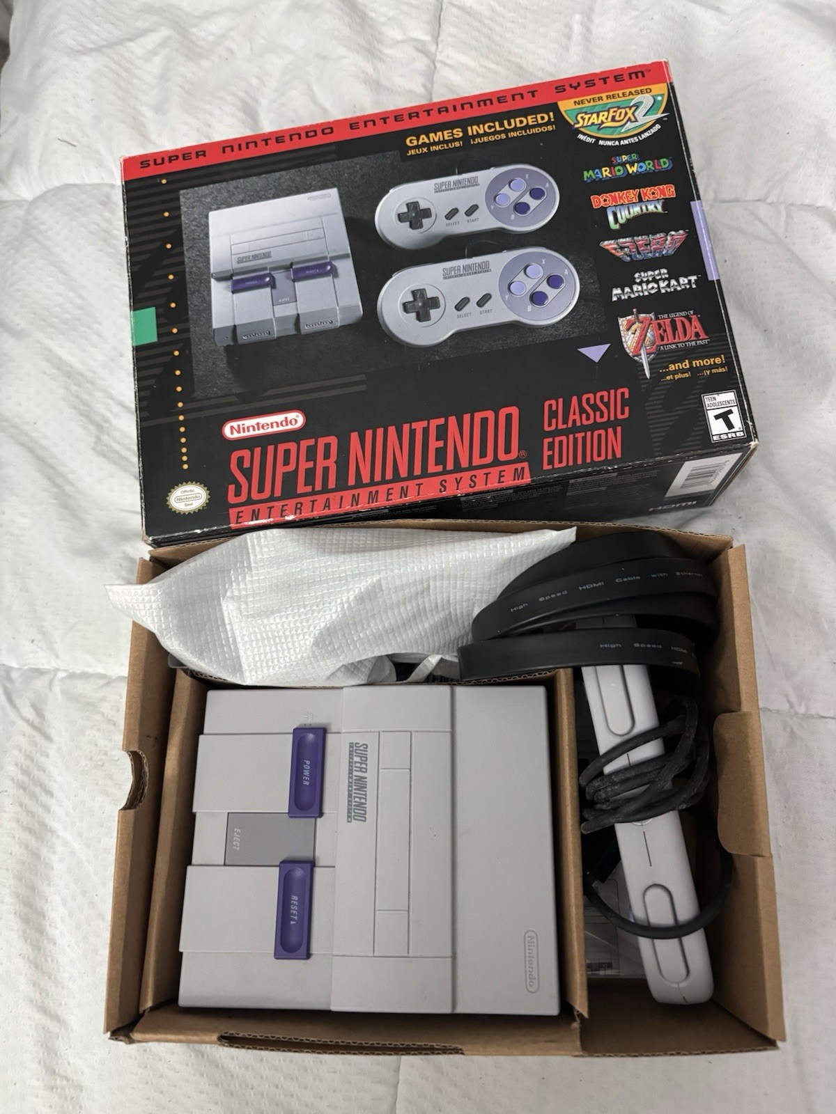 Nintendo Super Nintendo Entertainment System Classic Edition Pre-installed Games