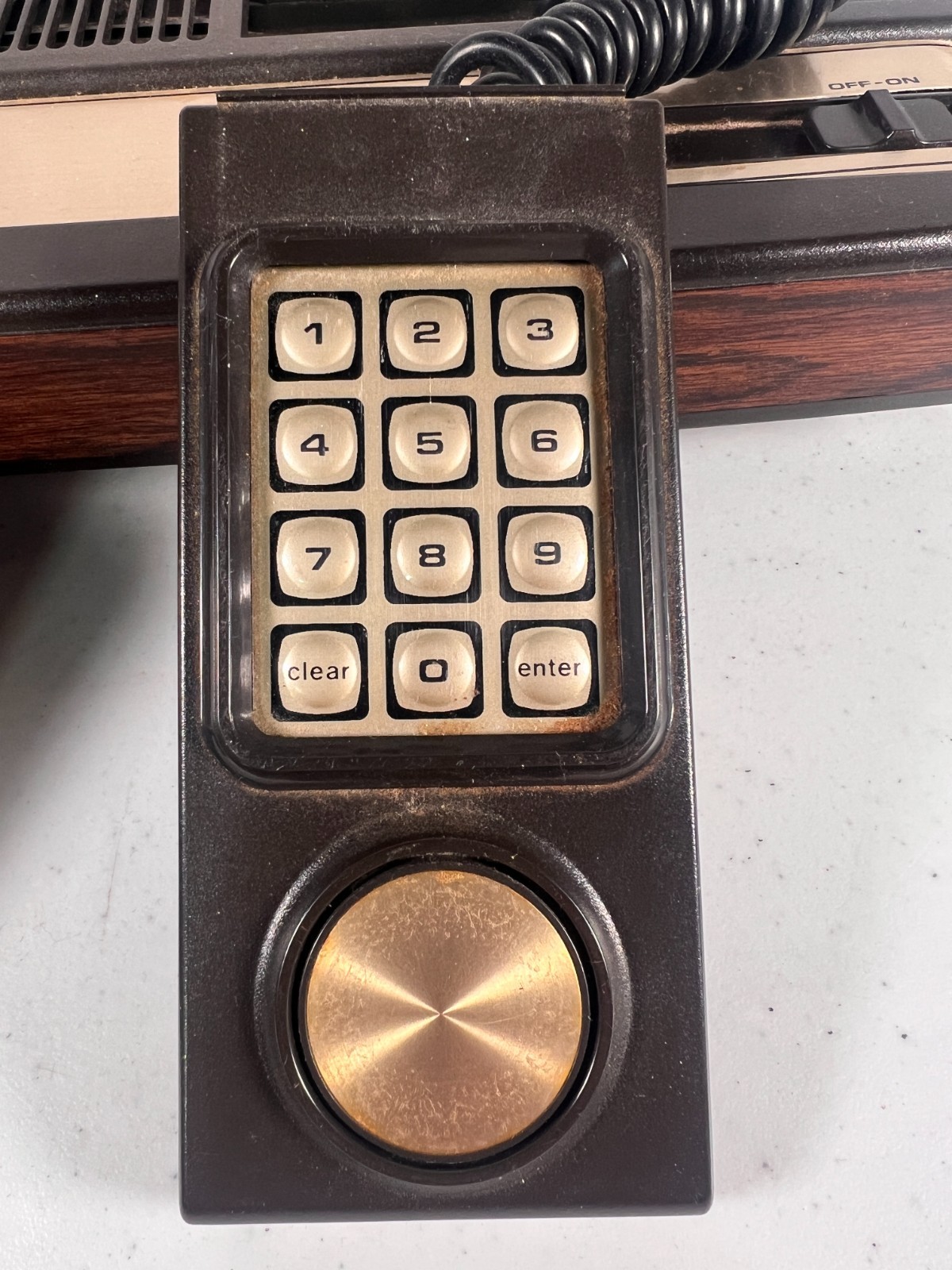 Intellivision Game Console Vintage Mattel 1981 Hong Kong