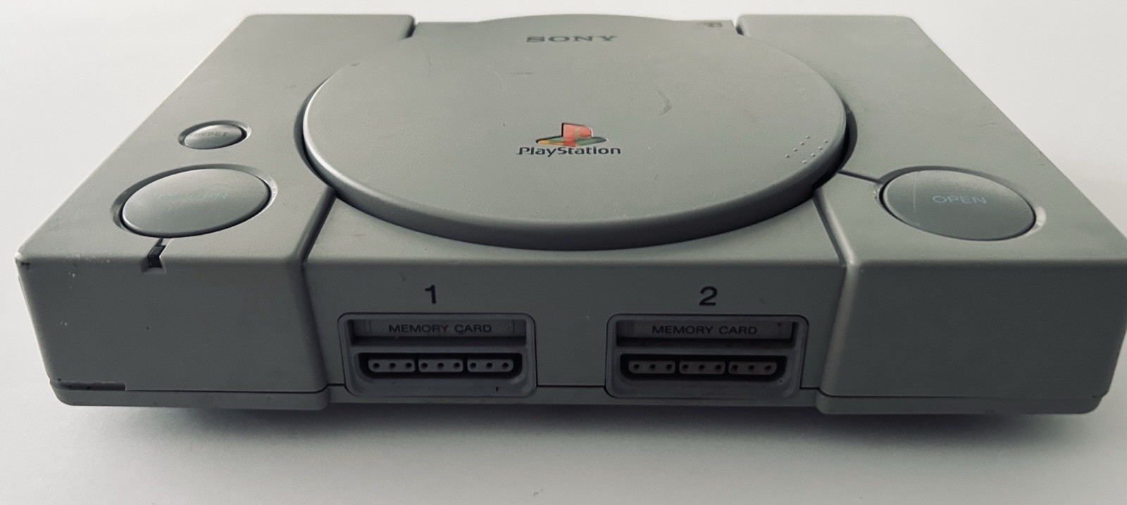 Sony PS1 SCPH-7501 Tested Working Bundle 2 Controllers AV Cord + Game