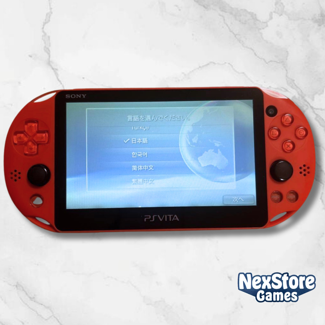 PS Vita PCH-2000 FW 3.65 Firmware Sony PlayStation Console Tested Cleaned Memory