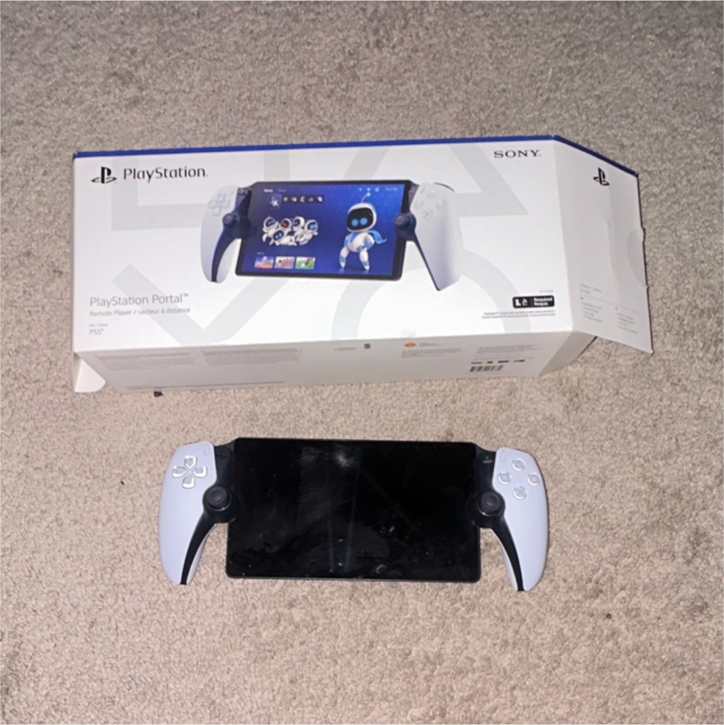 Sony PlayStation Portal Remote Play Wi-Fi Handheld System for PS5 White Black