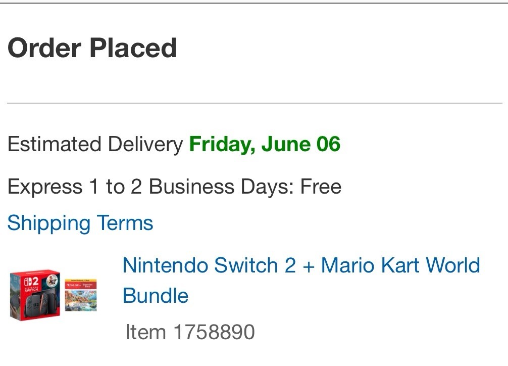 Nintendo Switch 2 Mario Kart World bundle + 12 Month NSO+ Expansion Membership