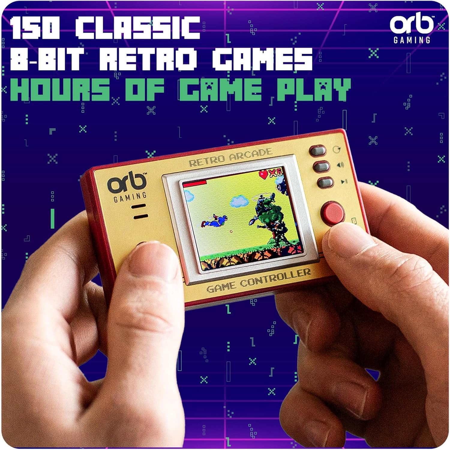 Mini Retro Game Console 150 Built-in LCD Pocket Game