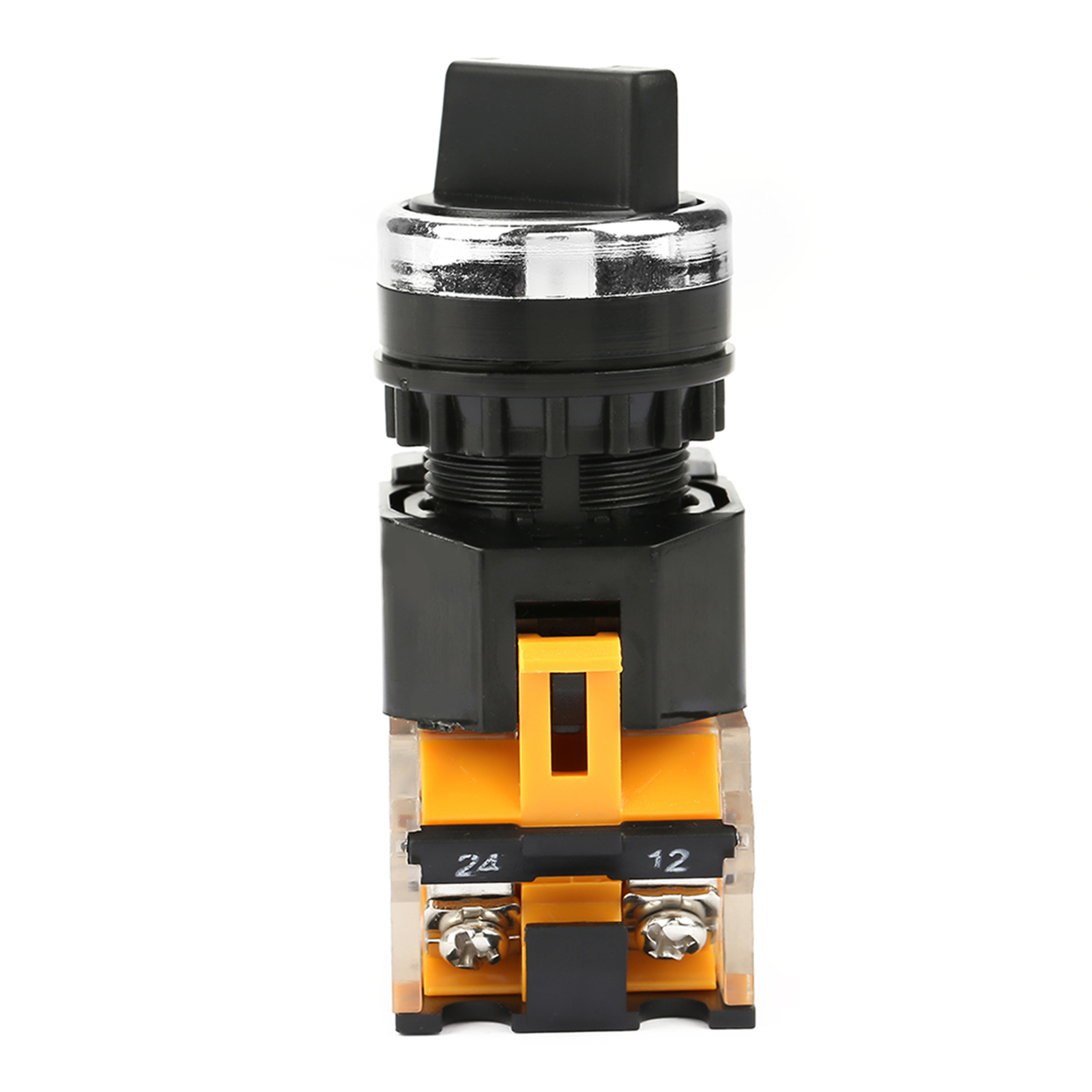 22mm Round Selector Switch 2 Positions NC + NO Self Locking MT8