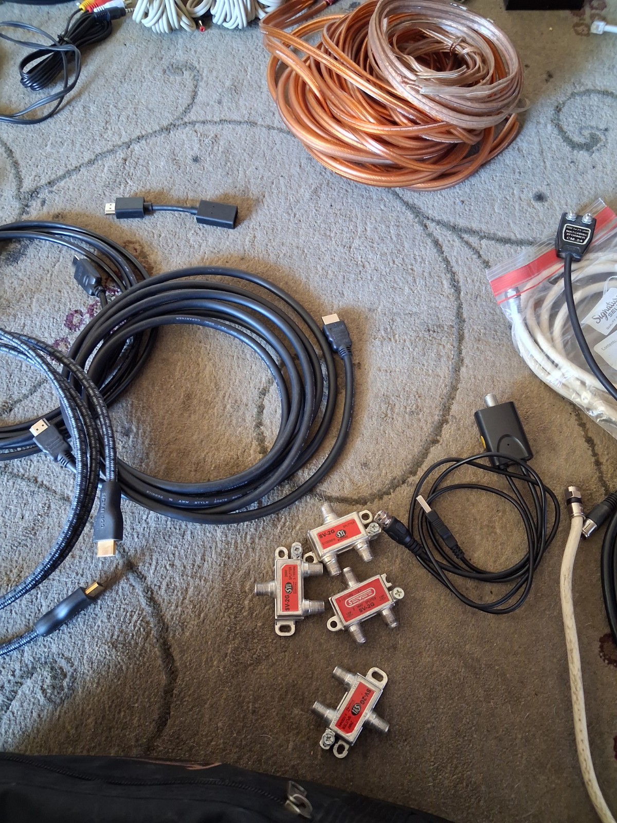 Vintage ✨️ Used PWR Cords,Cables,Hdmi,RCA,Sony Playstation 2 Cables ,All In PICS