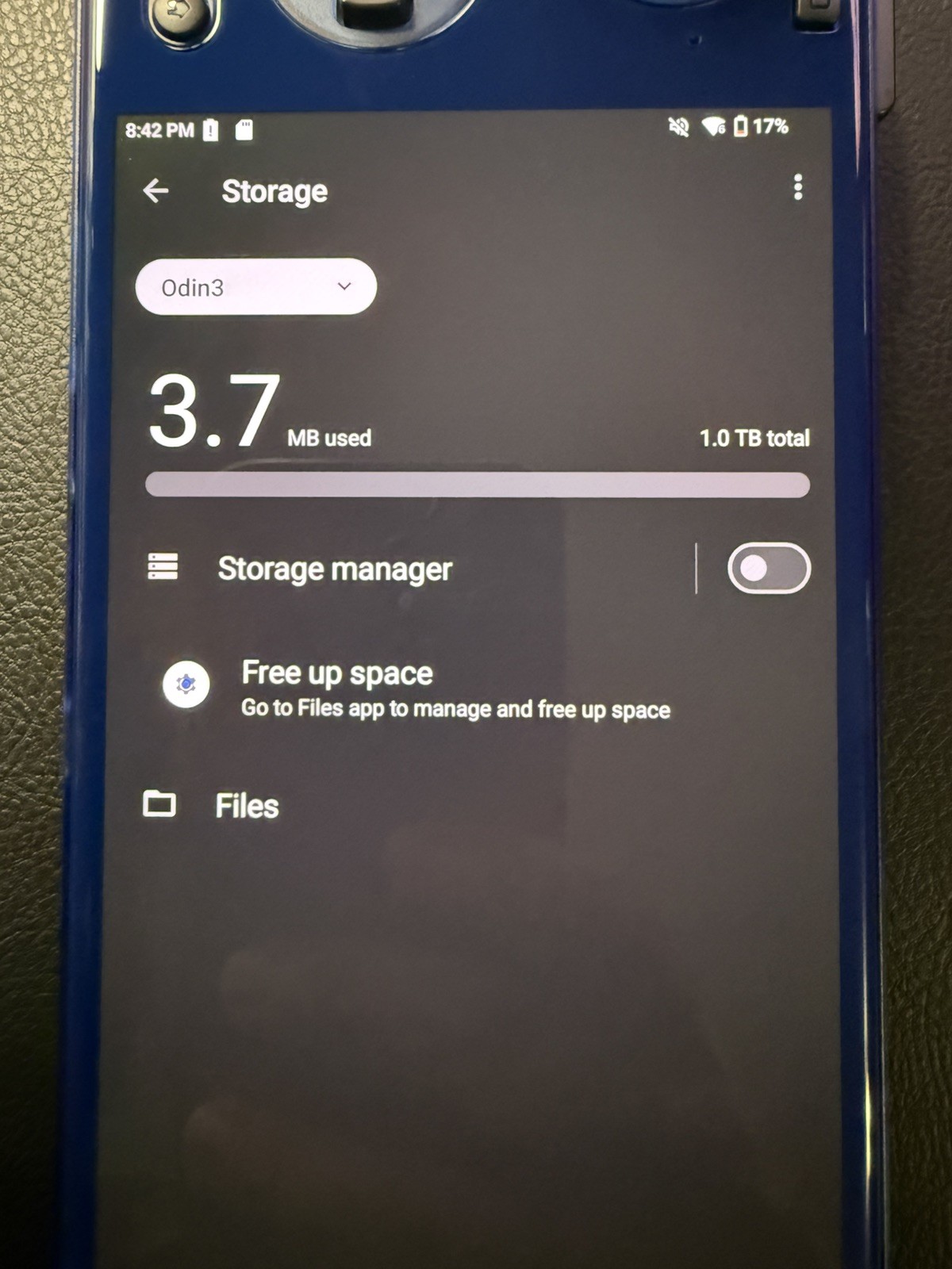 AYN Odin 3 Max – 16/512GB – Clear Blue – 1TB micro sd card included!