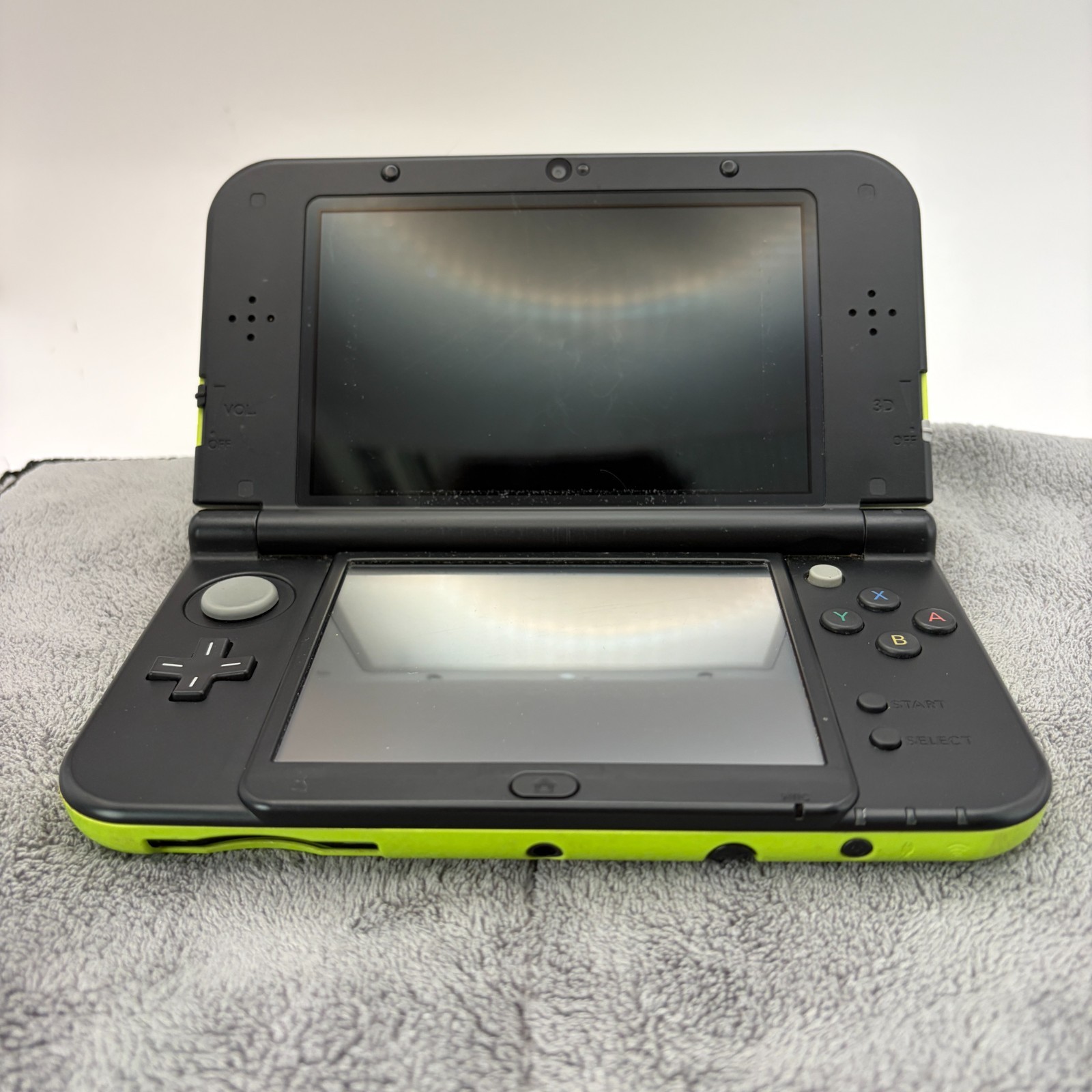 【Excellent5】NEW Nintendo 3DS LL XL Lime black Monster Hunter Game Console