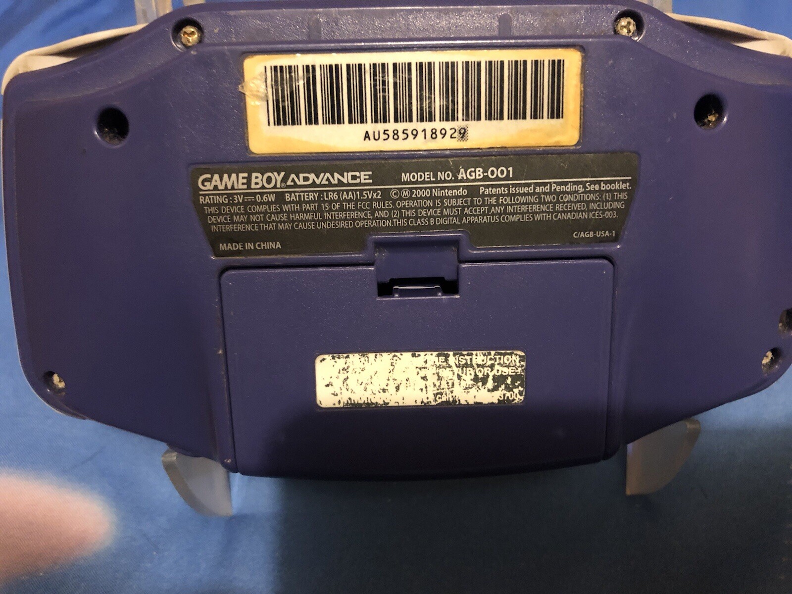 Nintendo Game Boy Advance Handheld System – Indigo