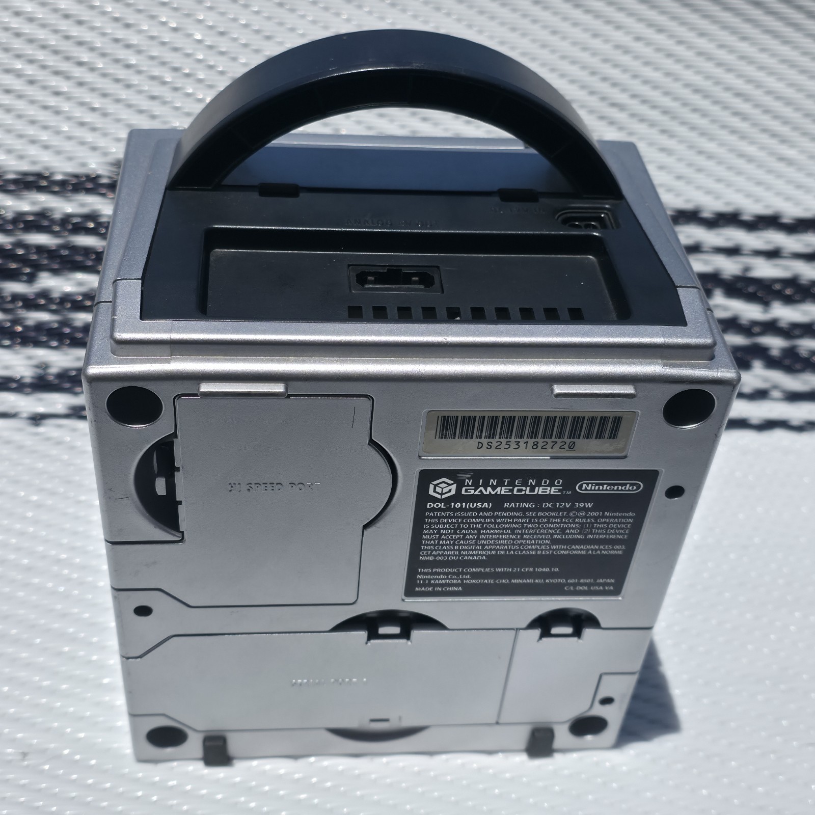 Nintendo Gamecube Platinum Silver Console DOL-101 Console Only Tested & Working
