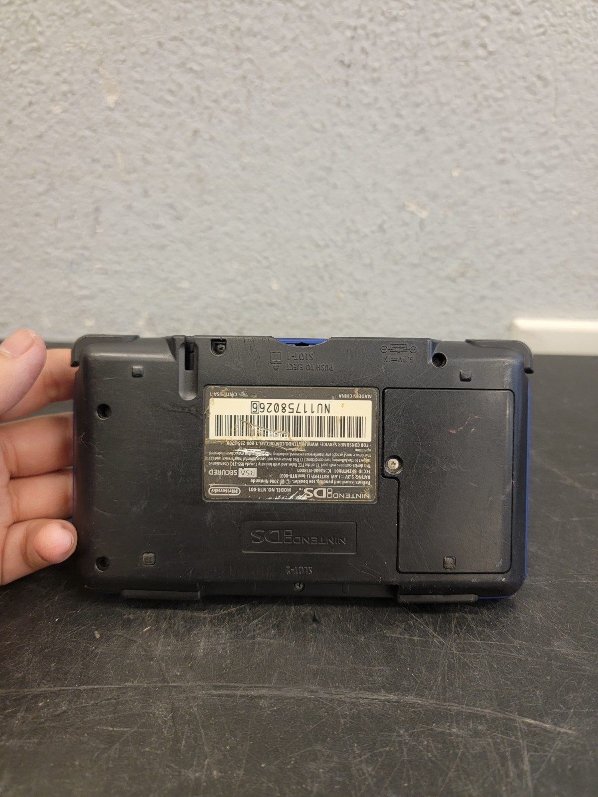Nintendo DS NTR-001 Original Fat Console Blue 👁