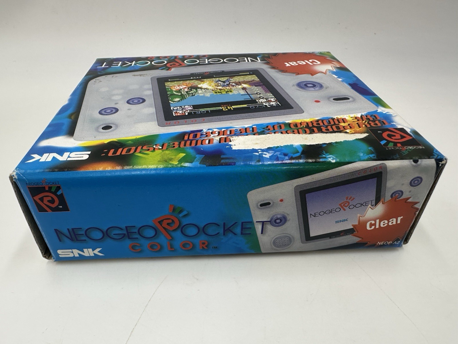 Neo Geo Pocket Color SNK Console Crystal White with box
