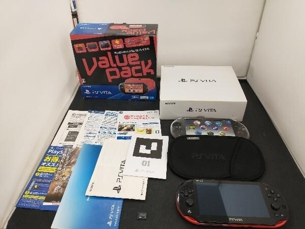 PlayStation Vita Value Pack Wi-Fi model Red / Black PSVITA Slim Japan