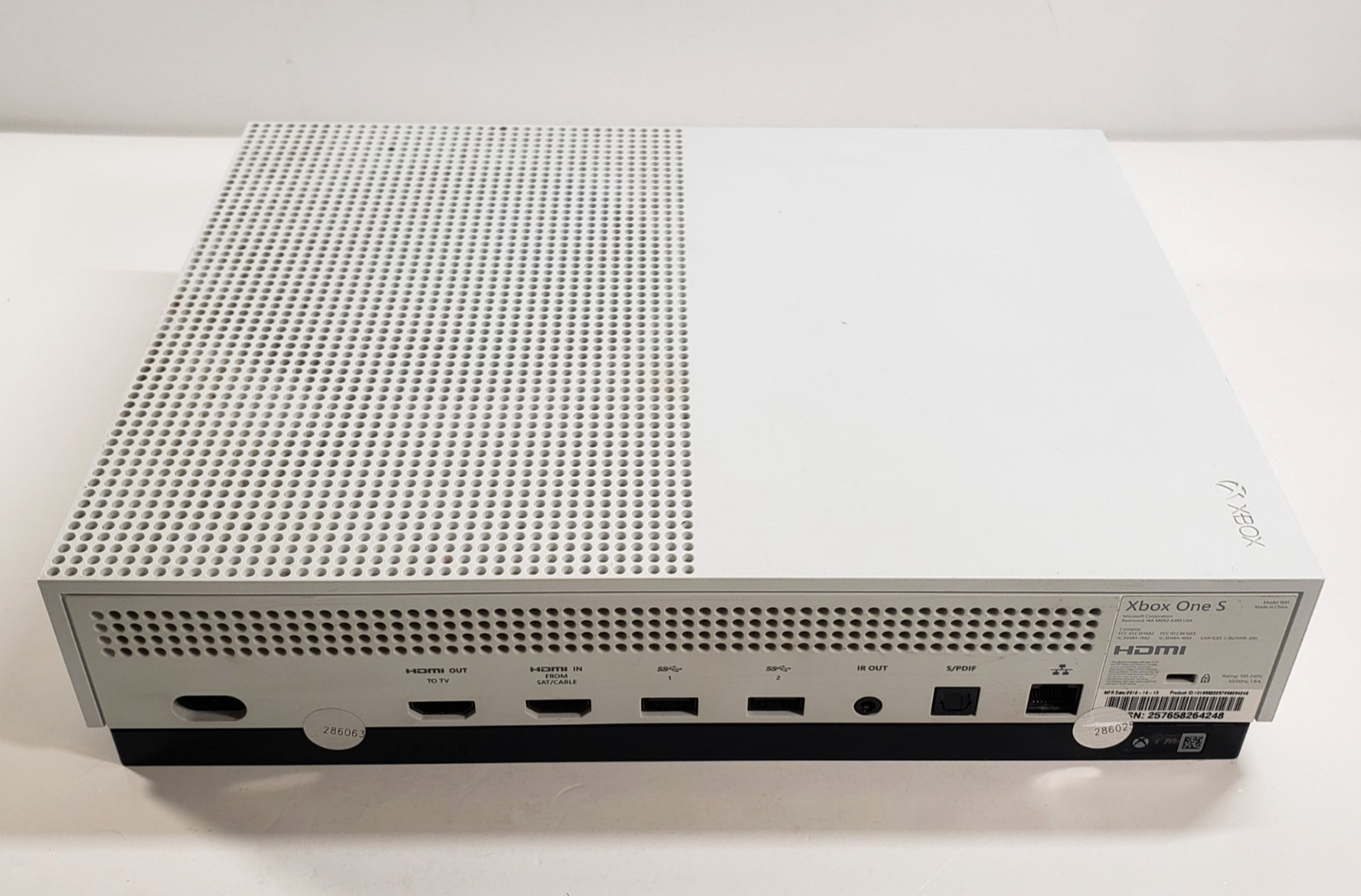 Microsoft Xbox One S [Model 1681] 500GB White Official Home Console Only Tested