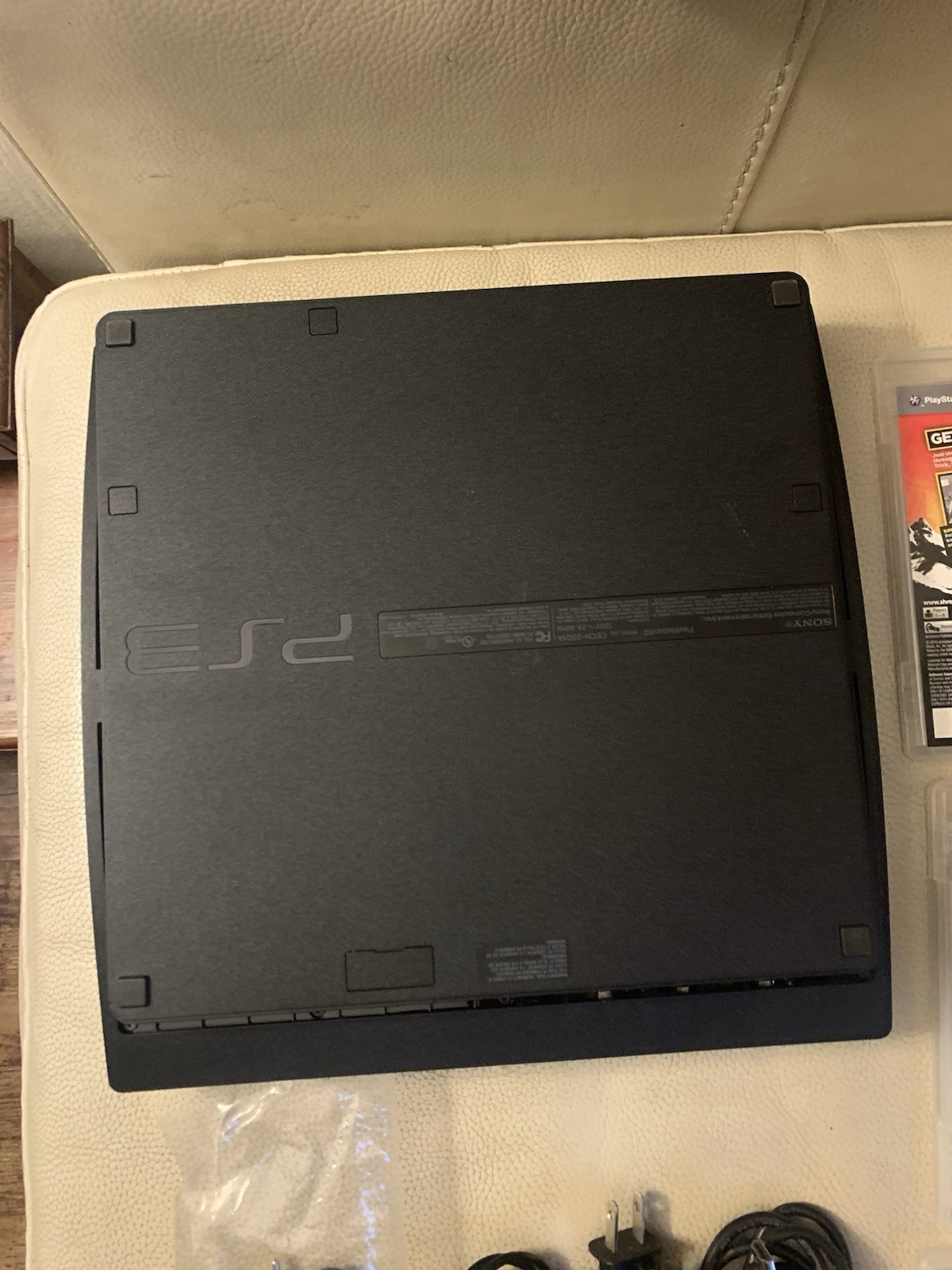 Sony PlayStation 3 PS3 Slim 160GB 2501a Console Bundle w/ Box, Games, No Control