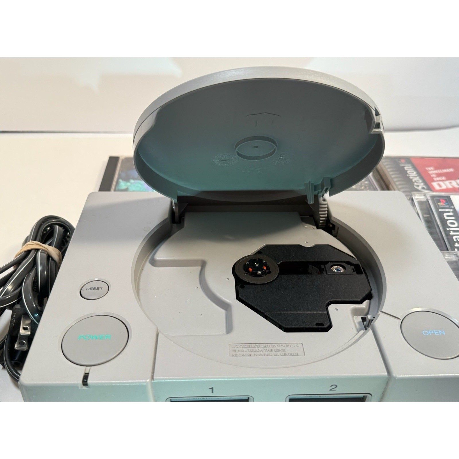 Sony PlayStation 1 (PS1) Console Bundle (OEM Controller, 6 Hit Games) TESTED