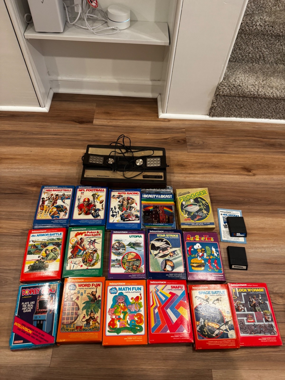 Intellivision Game Console Model 2609 A with 18 games