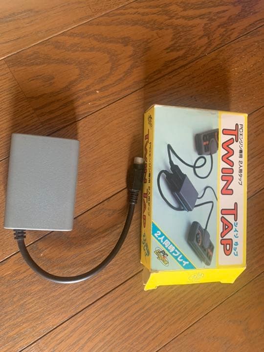 NEC PC Engine Duo-R Console Set Tested Twin Tap HORI Pad Used KA352