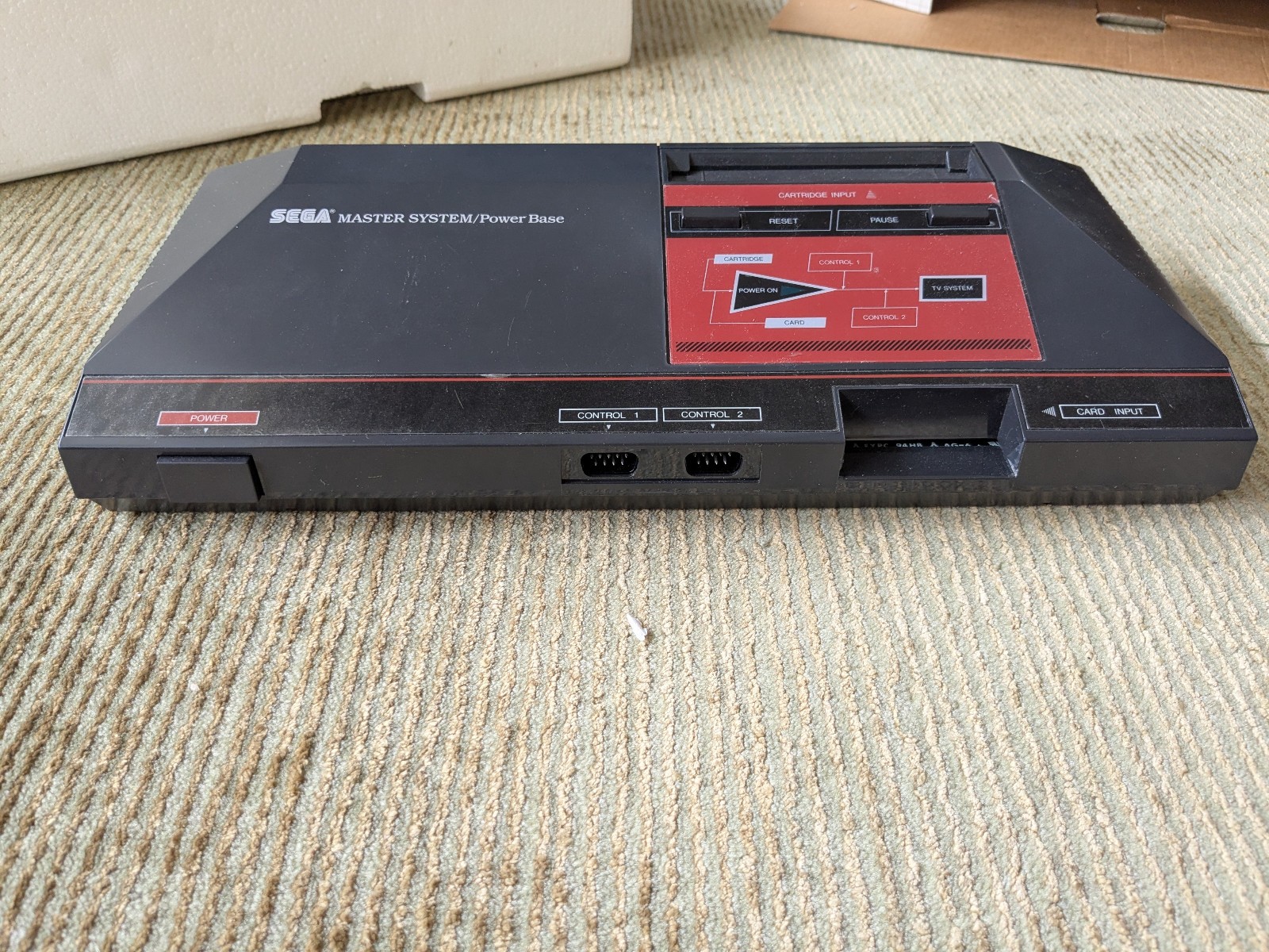 Sega Master System Console Sega Scope 3-D Complete CIB Rare Variant SegaScope