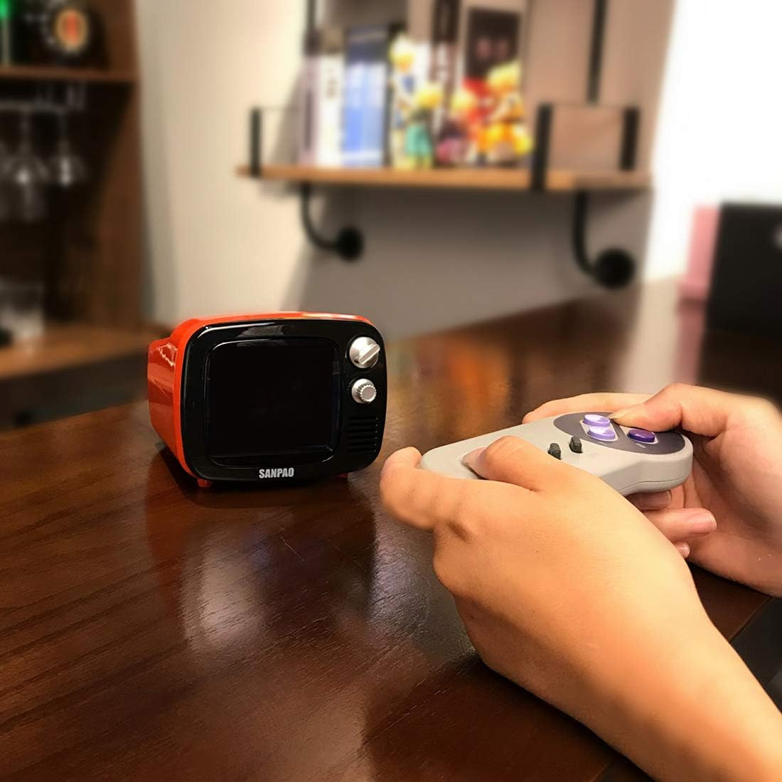 Mini Retro TV Handheld 3.5-Inch Video Game Console Watch TV Wifi Version