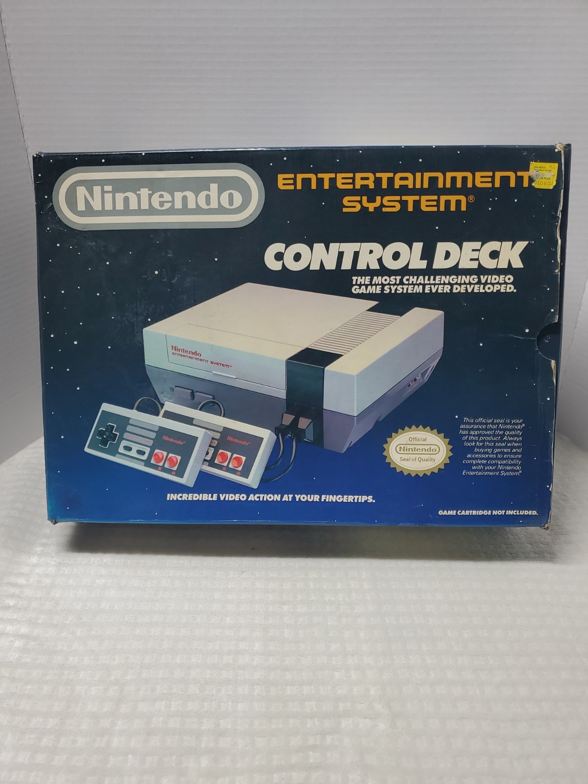 Nintendo NES Original Video Game Console Near Complete in Box Tested/Working