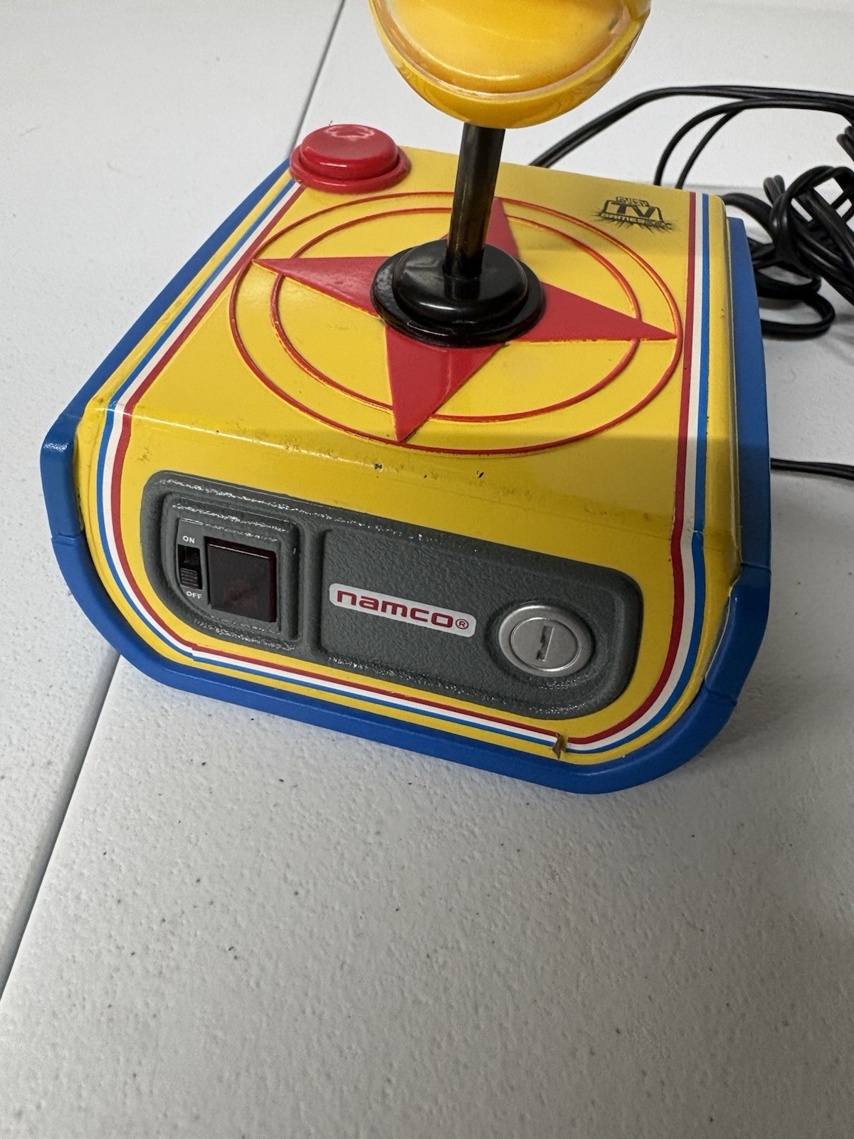 Namco Super Pac-Man Plug & Play Microconsole Yellow 2006 Composite RCA