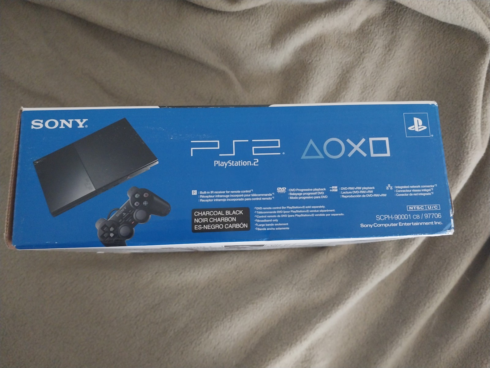 *RARE* BRAND NEW SEALED Sony PlayStation 2 Slim Charcoal Black SCPH-90001