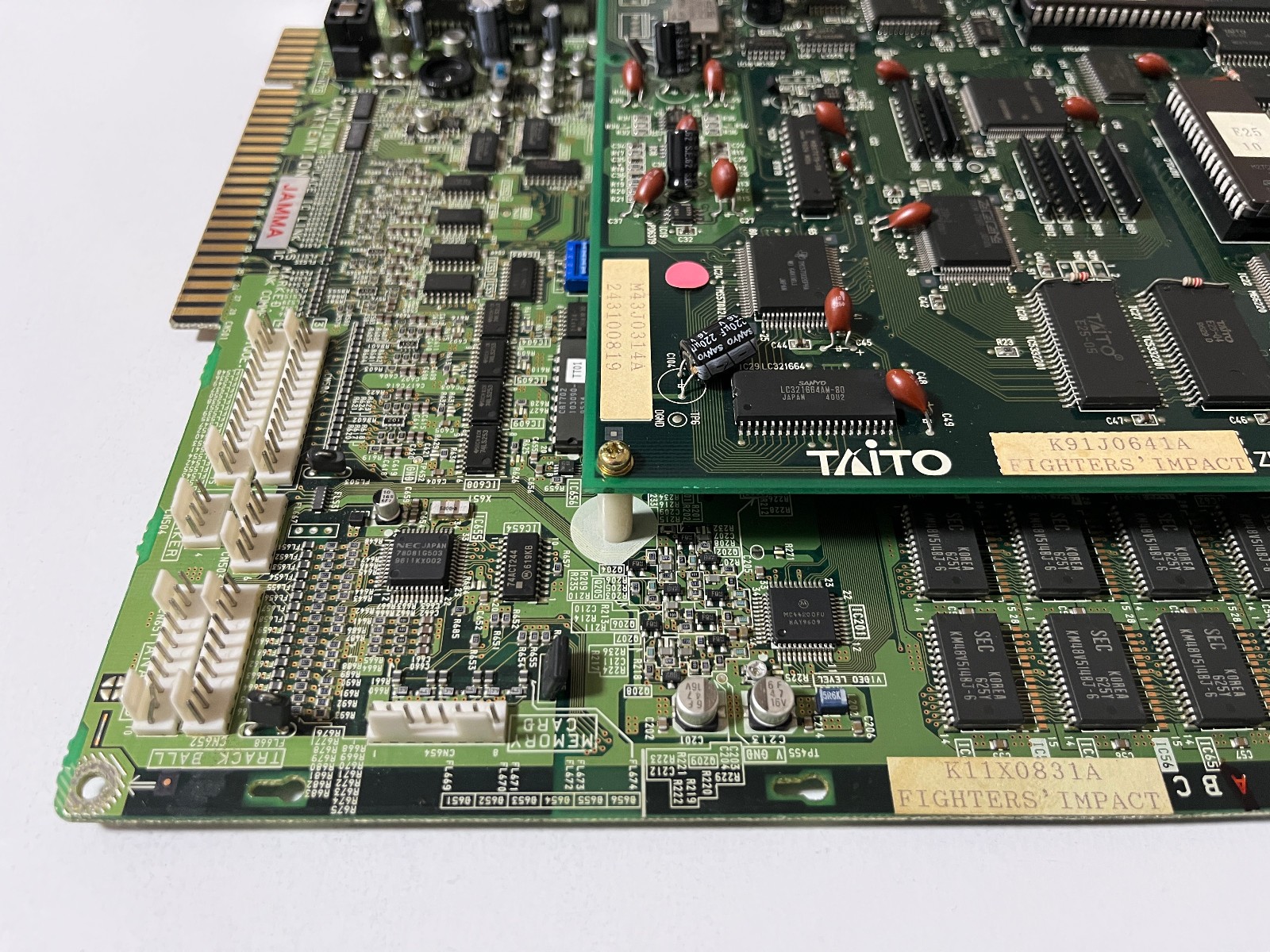 Fighters’ Impact Taito FX-1B System Arcade Game JAMMA PCB Japan