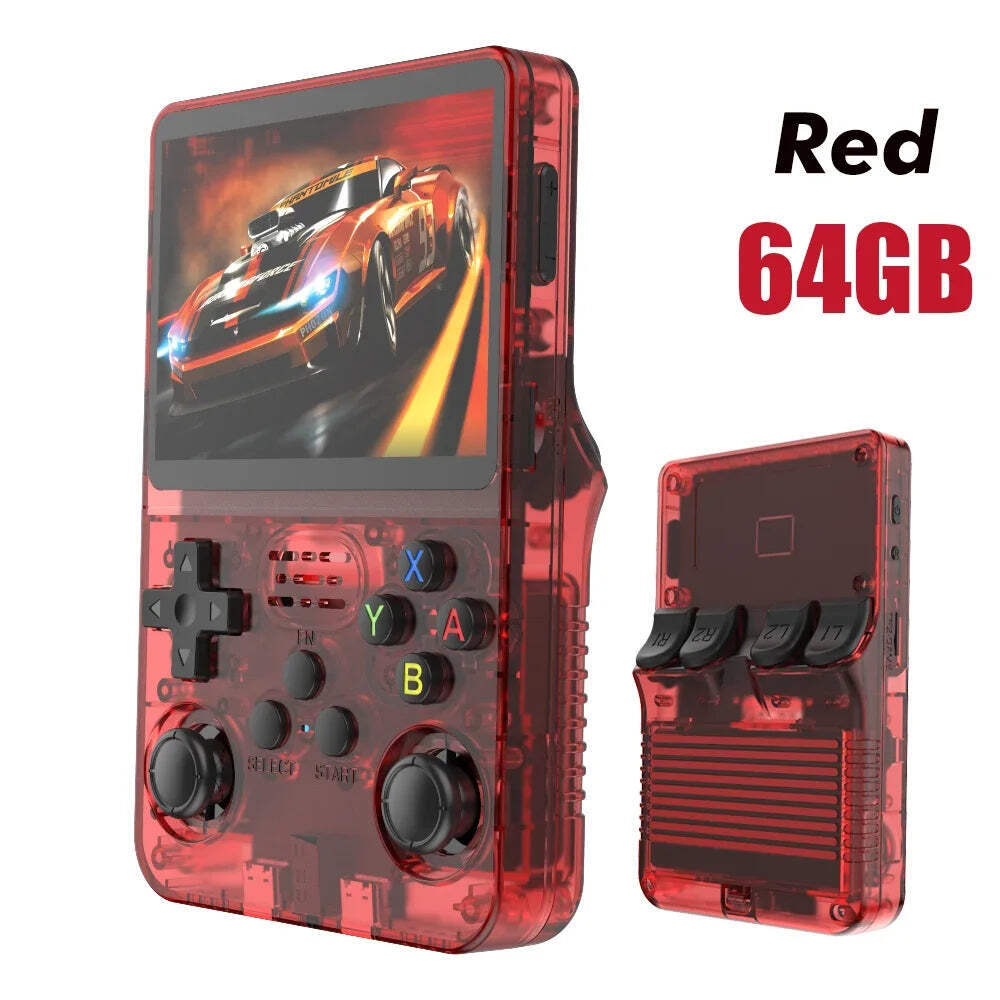 Open Source R36S Retro Handheld Video Game Console Linux System 3.5 Inch IPS Scr