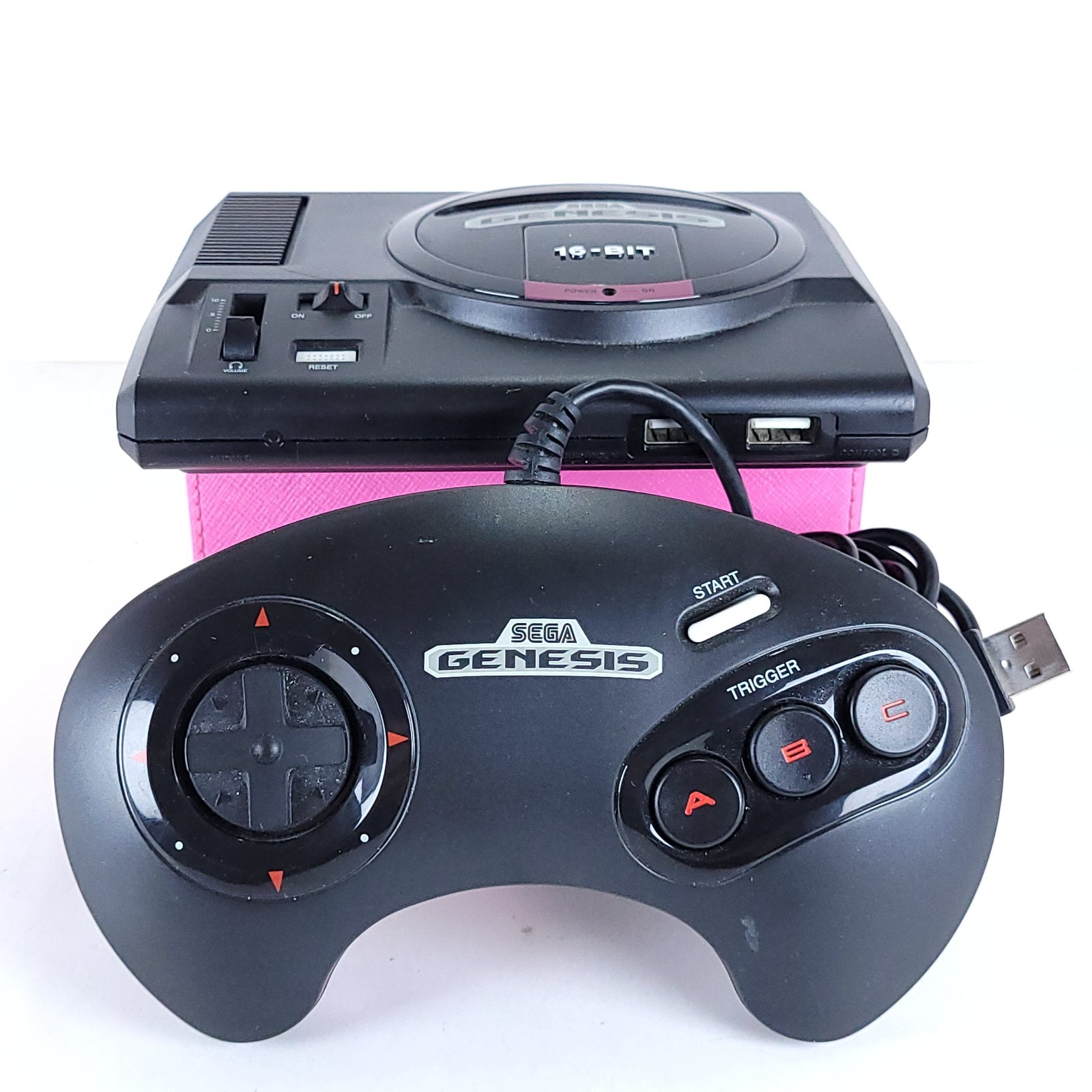 Sega Genesis Classic Mini 16 Bit Game Console 42 Games w/Controller Tested/Works
