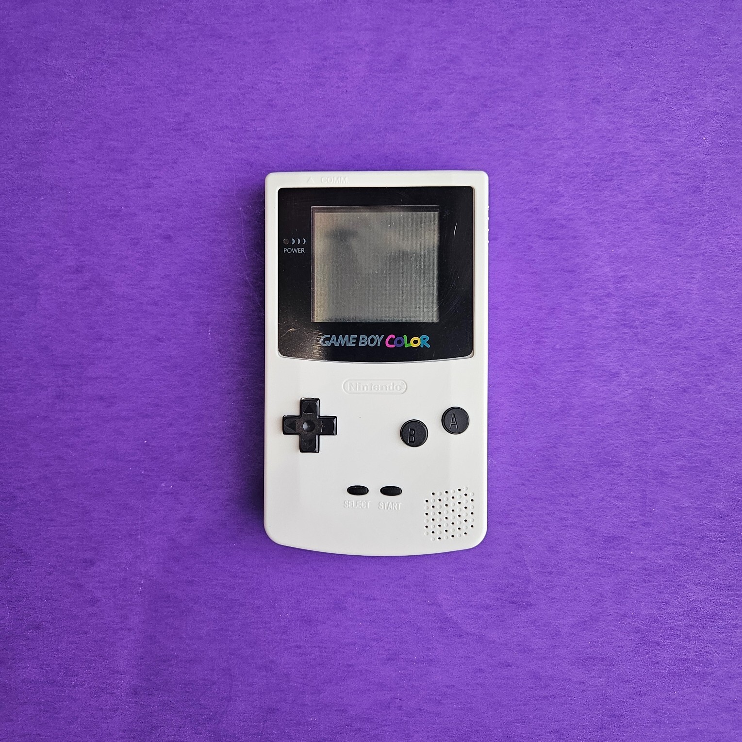 Nintendo Game Boy Color White 👾 CGB-001 GBC RESTORED NEW BODY
