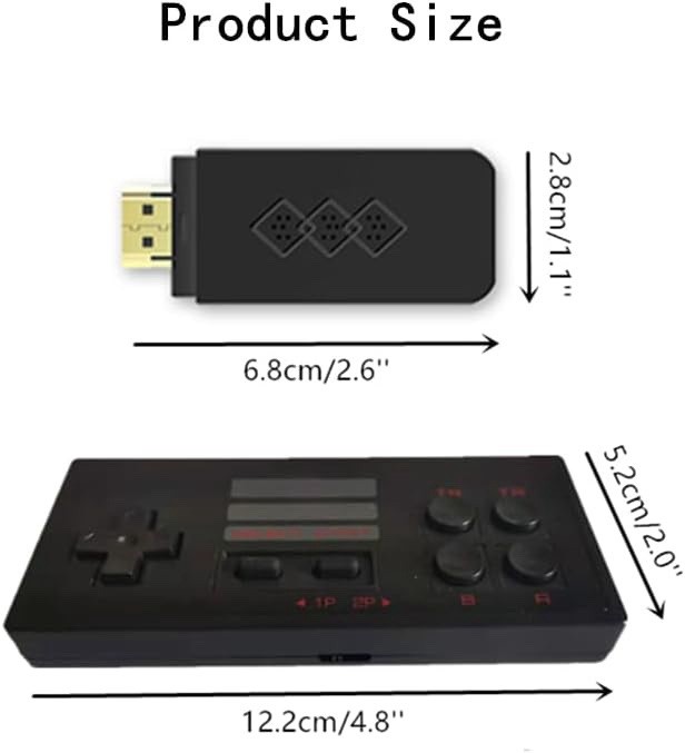 Extreme Mini Game Box 8 Bit Entertainment HDMI 2.4G NES Game – 500+ Games