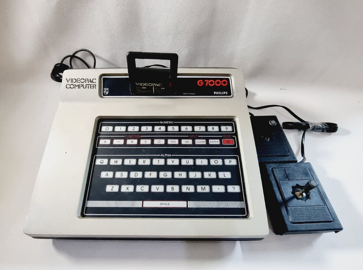 VINTAGE PHILIPS VIDEO PAC COMPUTER CONSOLE G7000