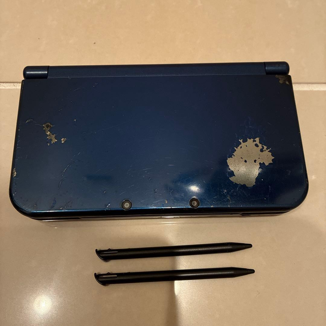 Nintendo New 3DS LL XL Console Metallic Blue Japan Region Locked 2Stylus 0221