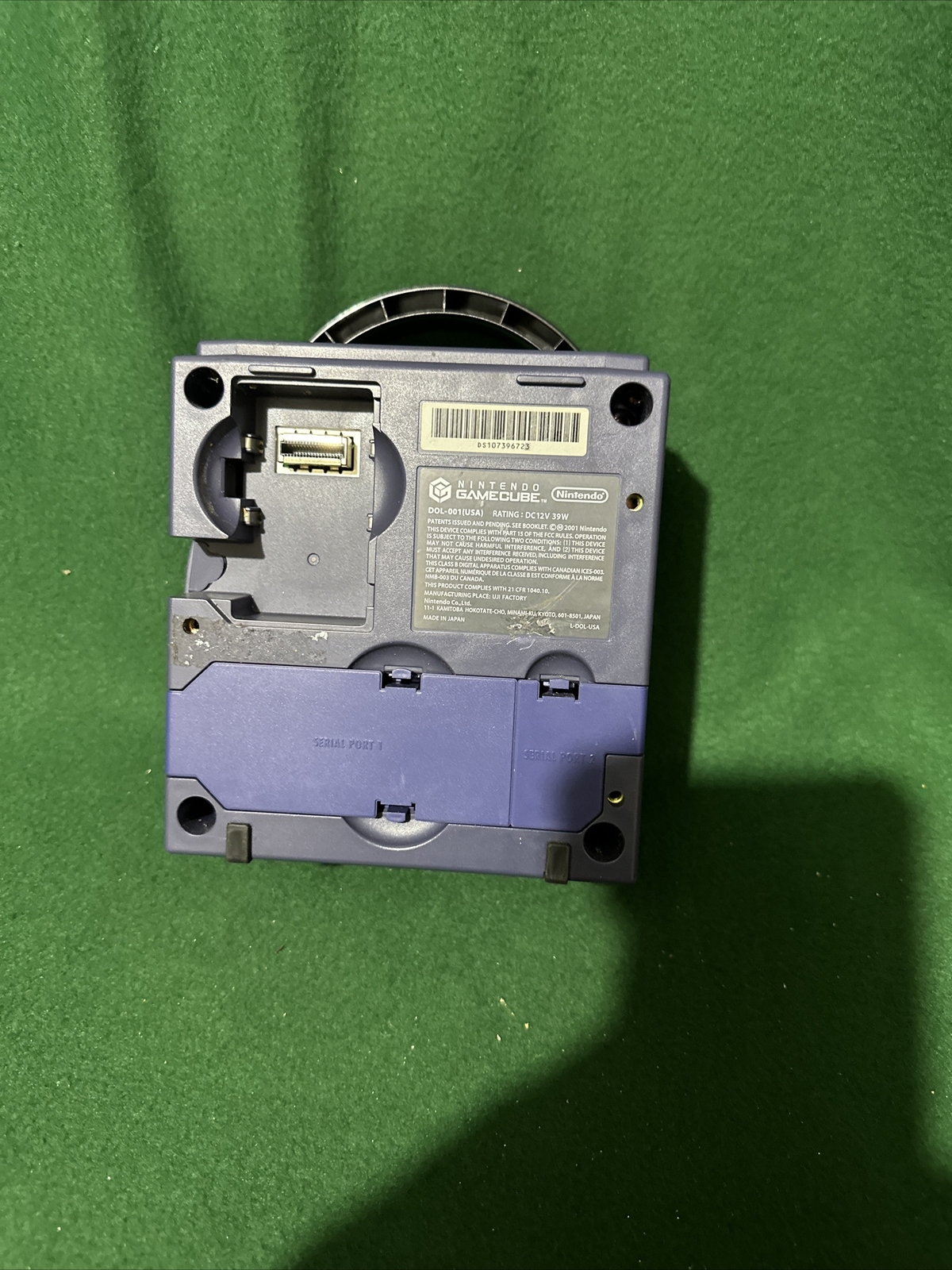 Nintendo GameCube Platinum Silver System Console DOL-101(USA) Powers on Untested