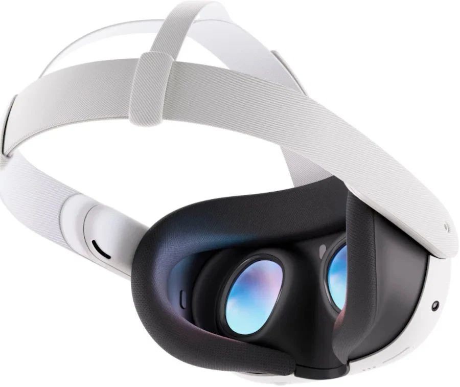 Meta – Quest 3 Breakthrough Mixed Reality – 128GB – White w/ Case