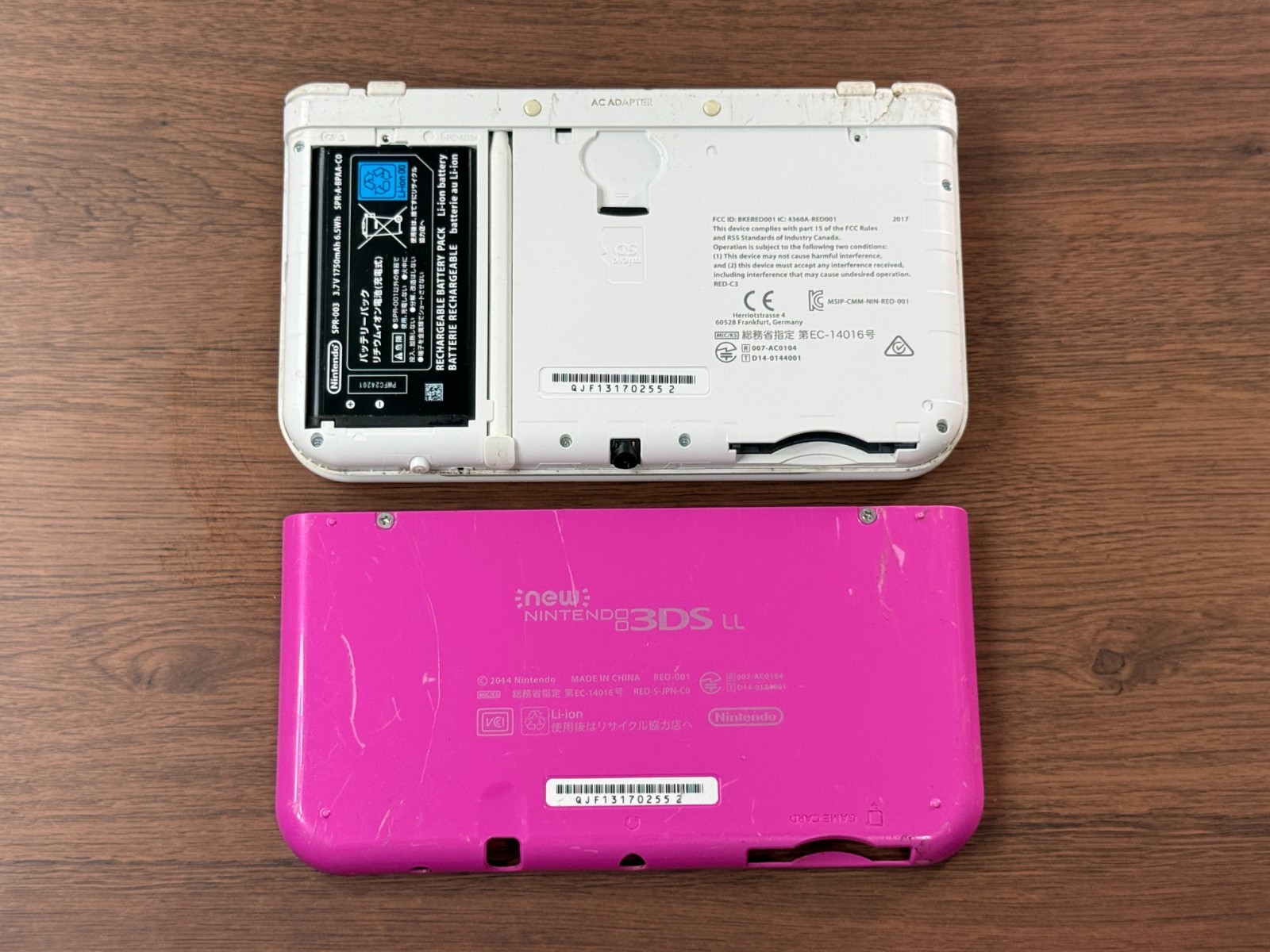Nintendo New 3DS XL Pink White Console Tested Japan ver R6181