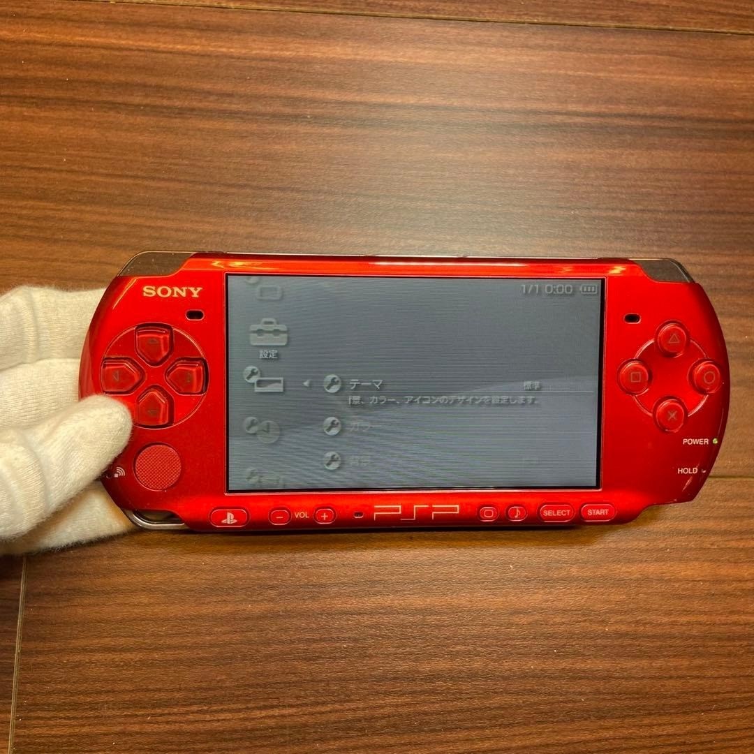 PSP 3000 Console, Radiant Red 5622 From Japan