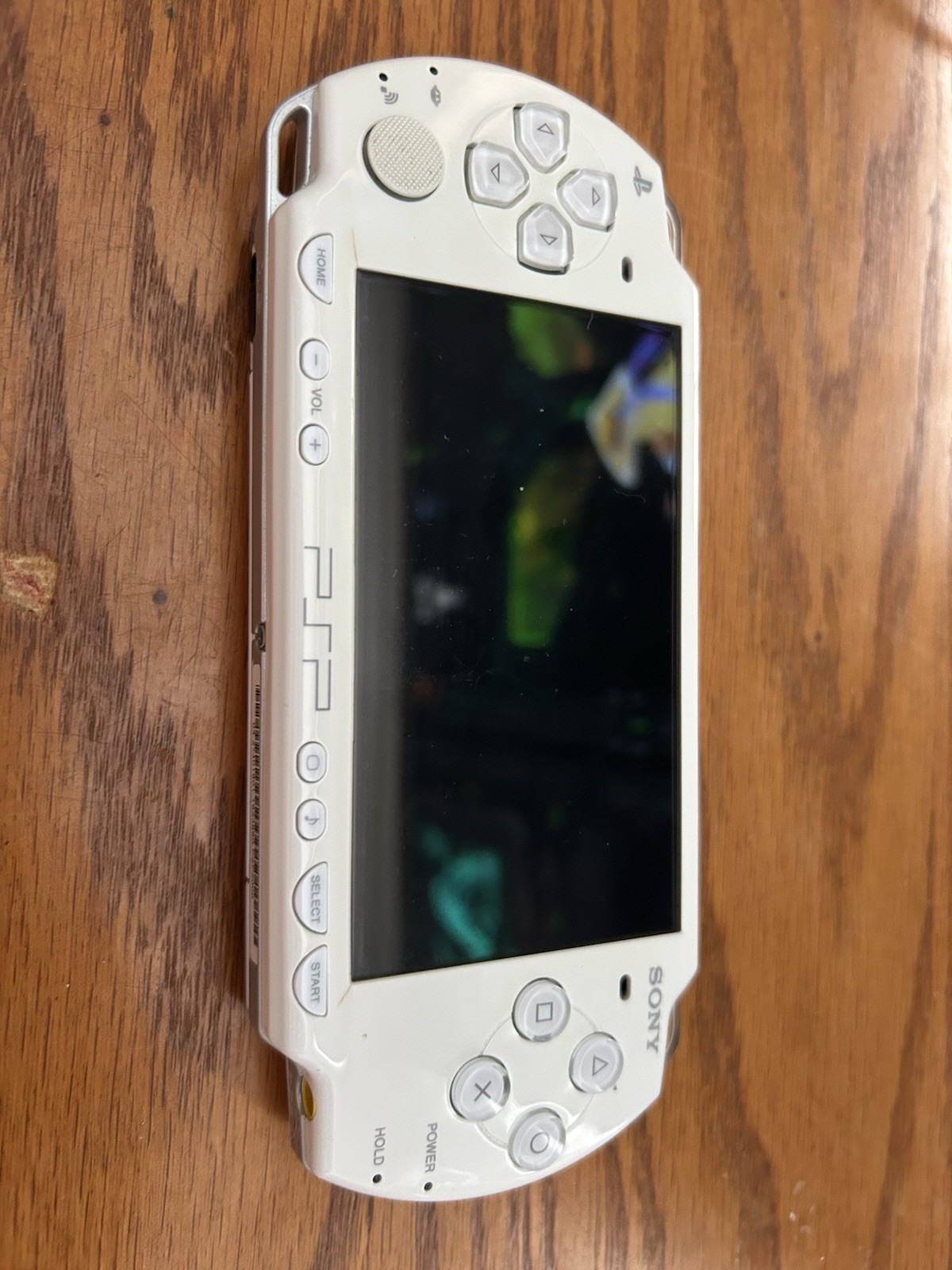 Sony PSP 2000 Launch Edition Ceramic White Handheld System Good Shape Tested!