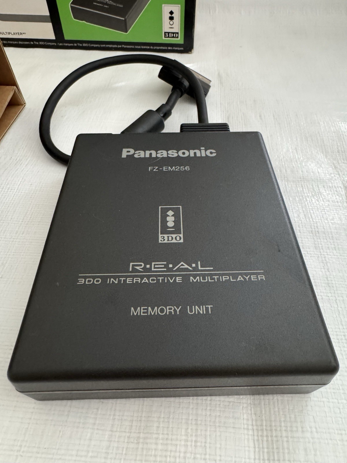 🇺🇸US SELLER – Panasonic 3DO FZ-EM256 External Memory Unit Backup •NO DISC•