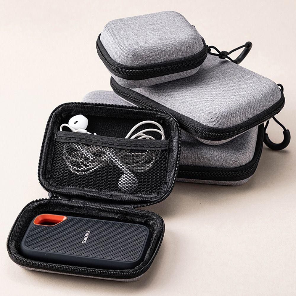 Portable EVA Game Console Case RG35XX H Storage Bag Zipper Hard Shell Travel Pou