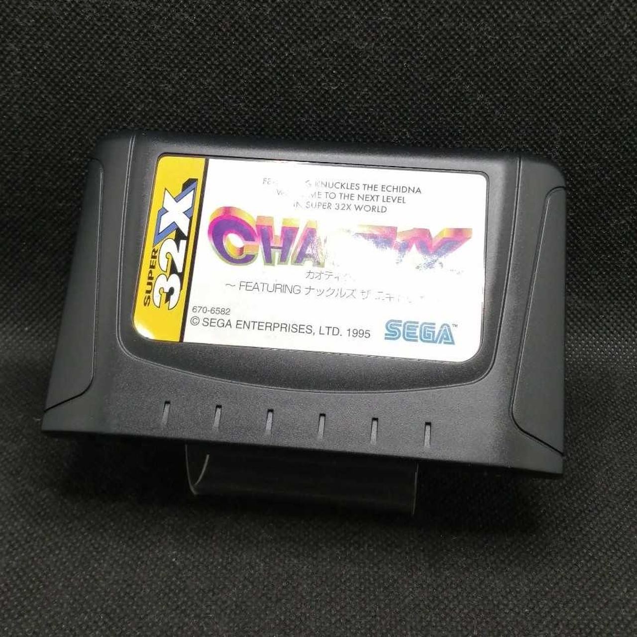SEGA CHAOTIX Knuckles Echidna Super 32X Game Japanese Ver.